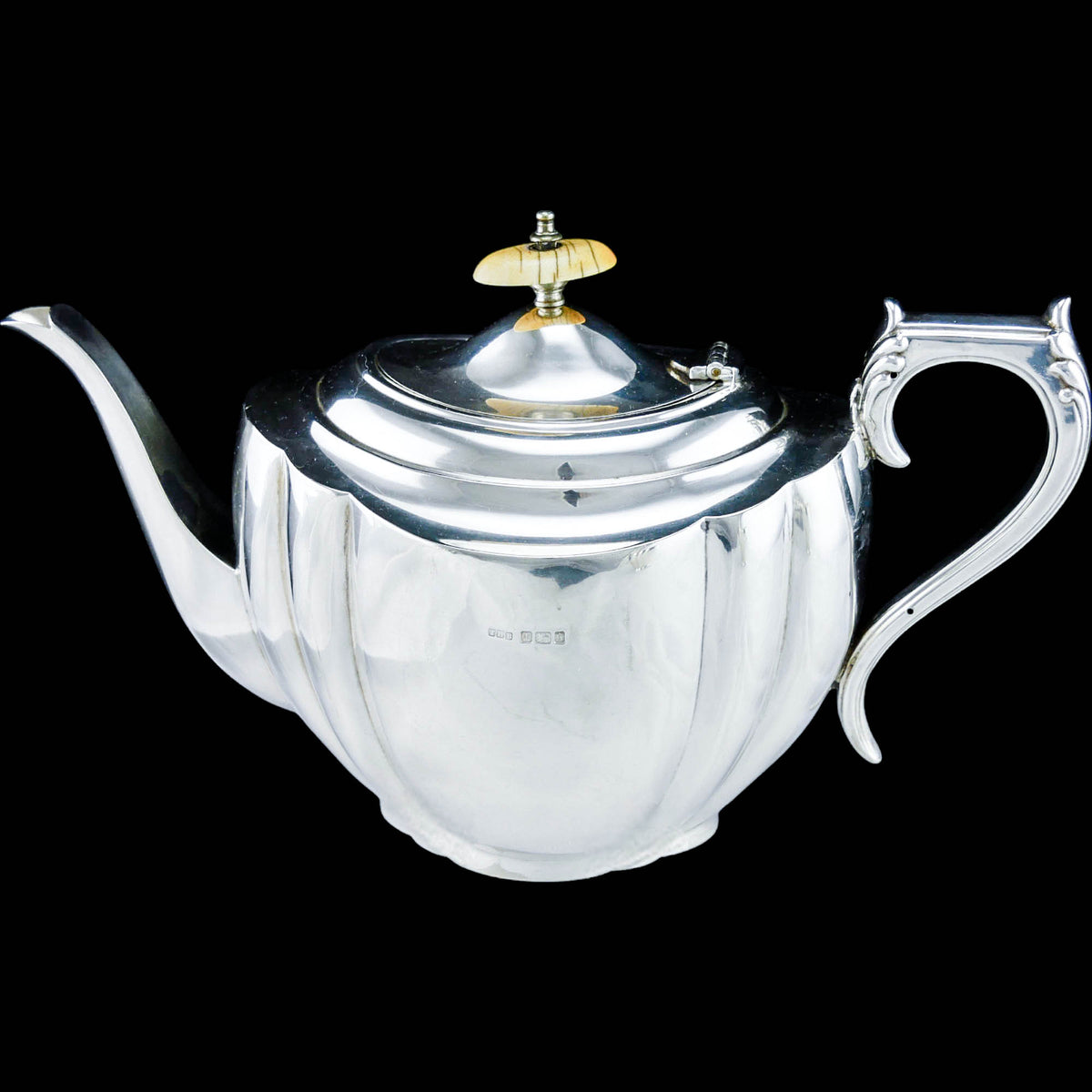 スターリングシルバーティーセット『ムーンライトエレガンス』英国