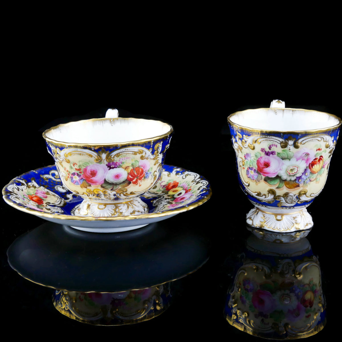 一点もの 芸術 1833年 英国 スポード コープランド カップ&ソーサー 一点もの 芸術 1833年 英国 スポード コープランド カップ&ソーサー