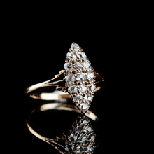 画像をギャラリービューアに読み込む, ダイヤモンド 18金  ナベット リング 指輪『スパークリングクラスター』