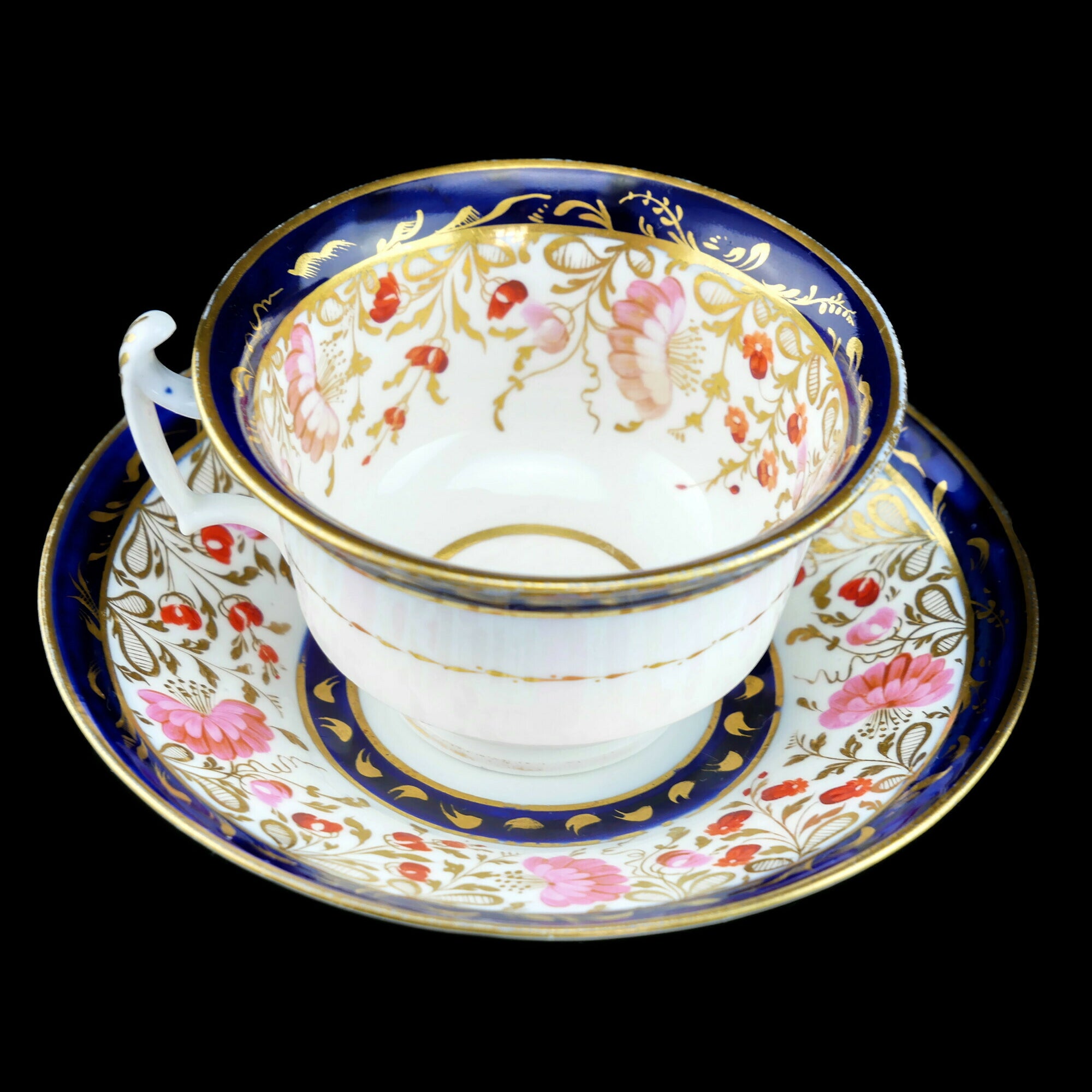 伝統・本物】コールポート カップ＆ソーサー『 ロイヤルフラワー