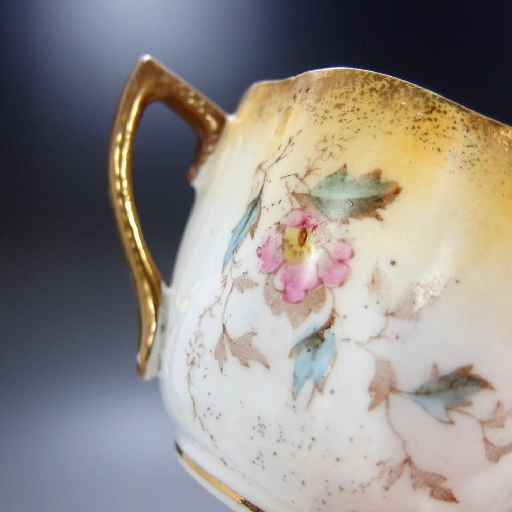 19世紀のアフタヌーンティーカップ-ソーサー - 英国アンティークス