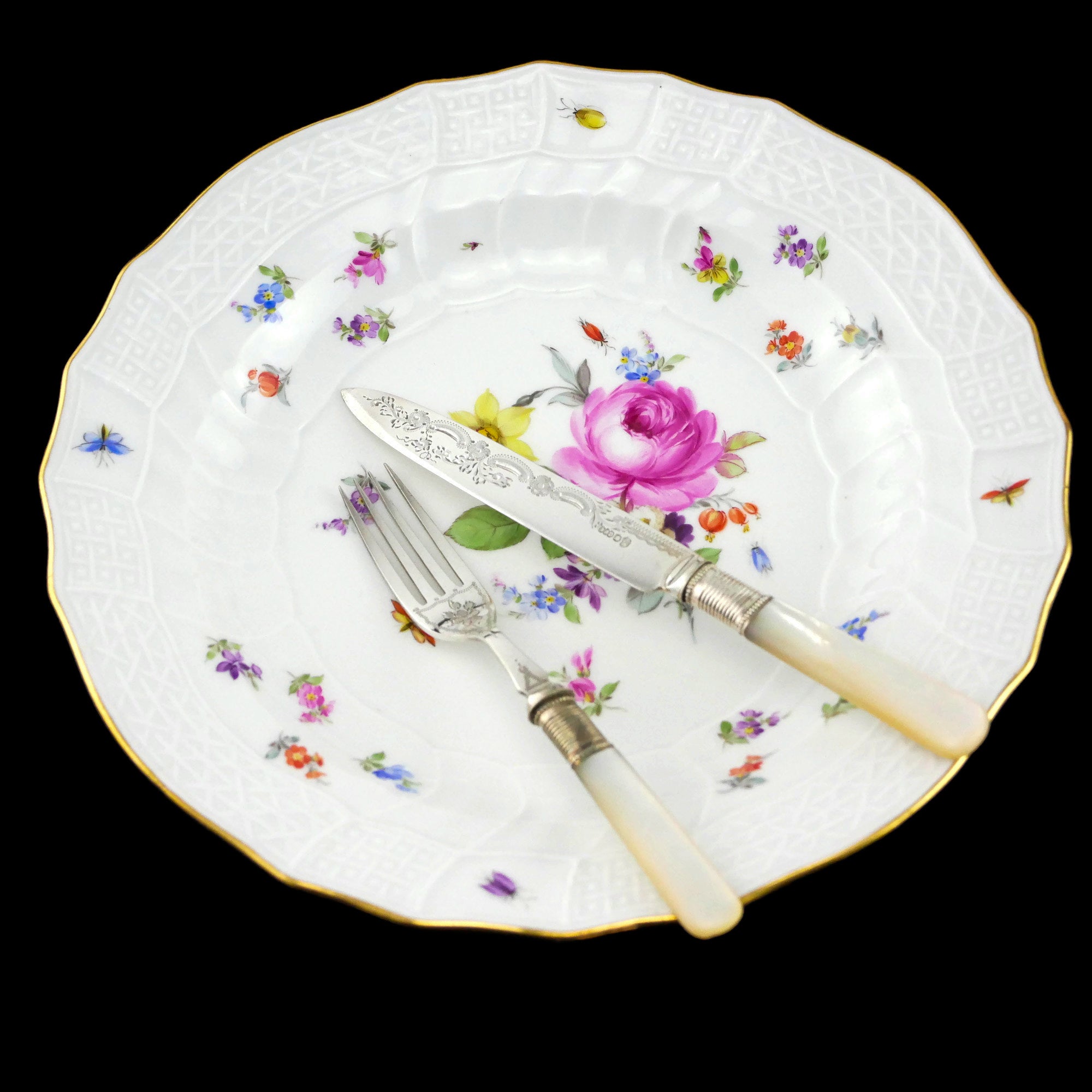 アンティーク ナイフ フォーク 4本 シルバー アンティーク ナイフ