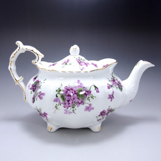 ハマースレイ　バイオレット　ティーポット　大 ハマースレイ-スミレ-ティーポット-大 - 英国アンティークス