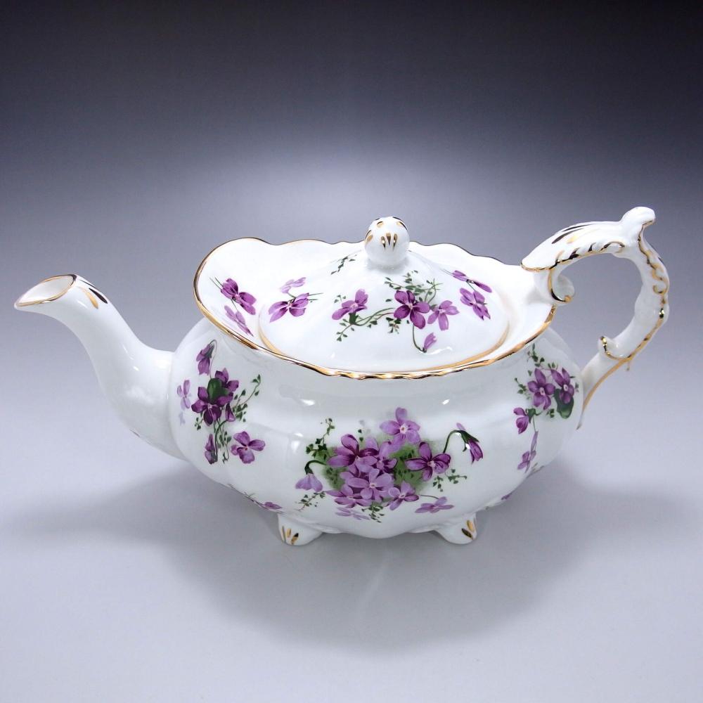 ハマースレイ フラワー ティーポット ヴィンテージ 英国 レア