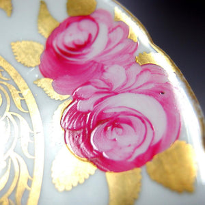 ピンクの薔薇と金彩-クリーマー付 - 英国アンティークス