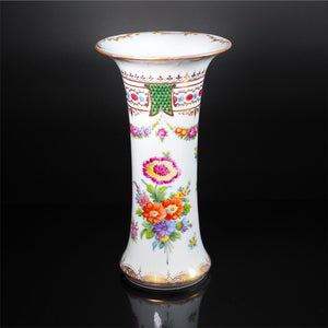 ドレスデンフラワーのヴァース-花瓶 - 英国アンティークス