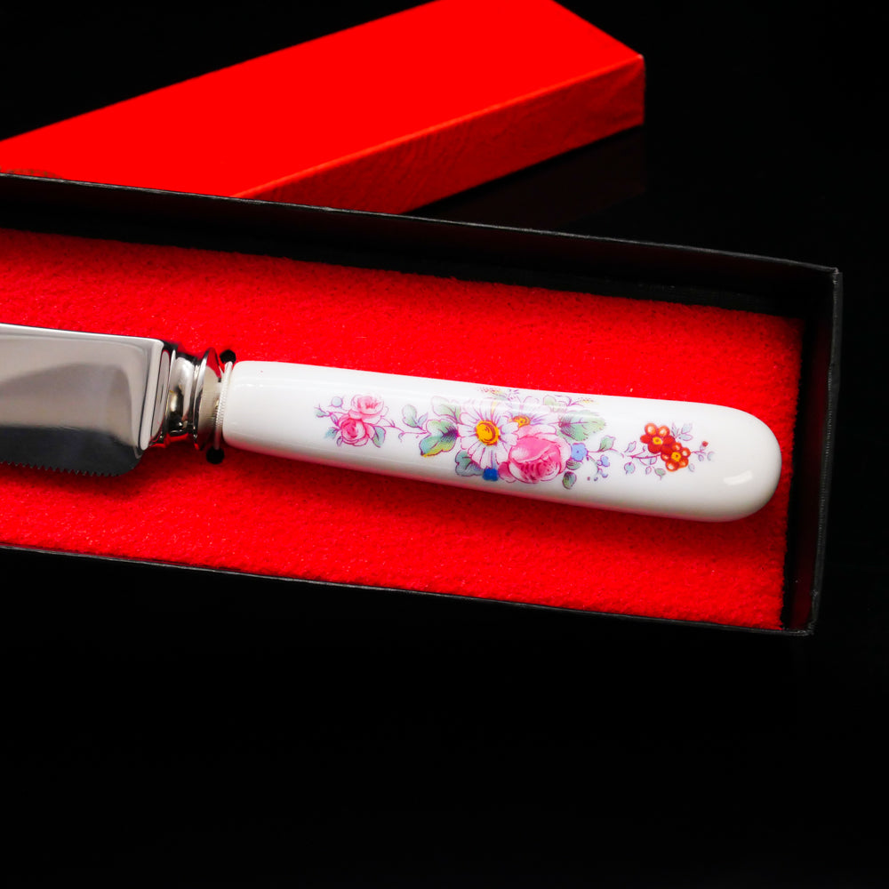  CROWN DERBY ロイヤルクラウンダービー　ブレッドナイフ ロイヤルクラウンダービー-ブレッドナイフ - 英国アンティークス