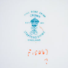 画像をギャラリービューアに読み込む, スタッフォード-オーヴァルブーケのプレート - 英国アンティークス
